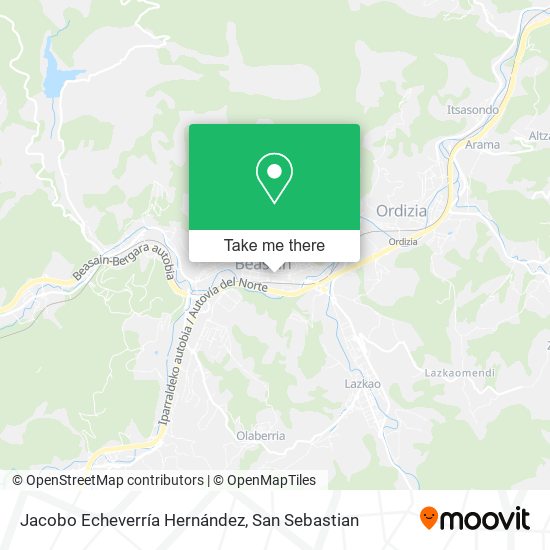 Jacobo Echeverría Hernández map