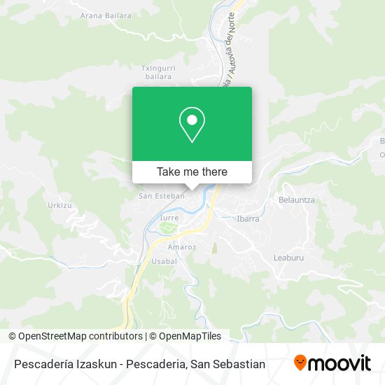 Pescadería Izaskun - Pescaderia map