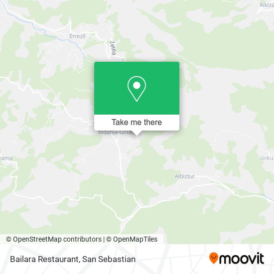 Bailara Restaurant map