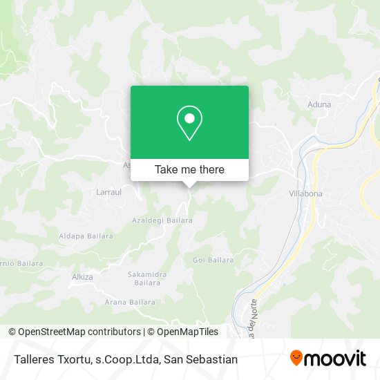 Talleres Txortu, s.Coop.Ltda map