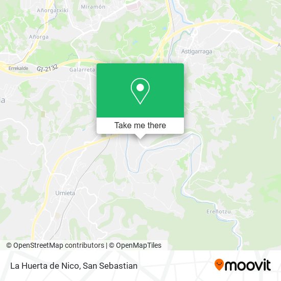 La Huerta de Nico map