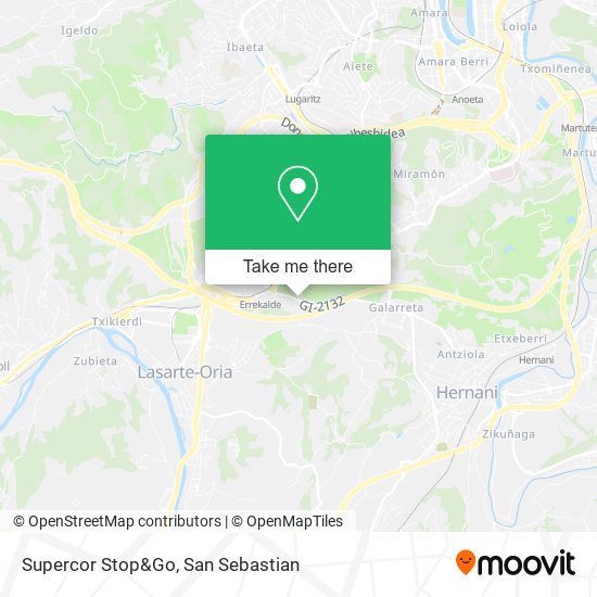 mapa Supercor Stop&Go