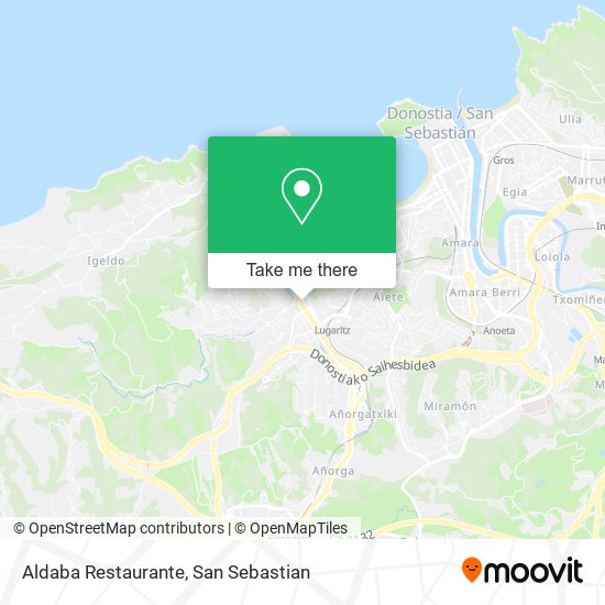 Aldaba Restaurante map