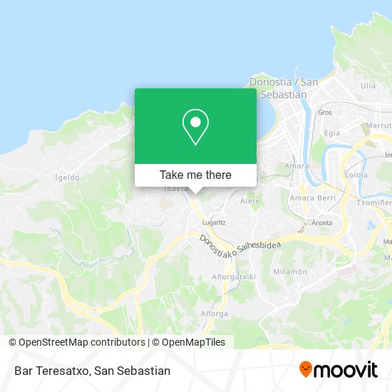 Bar Teresatxo map