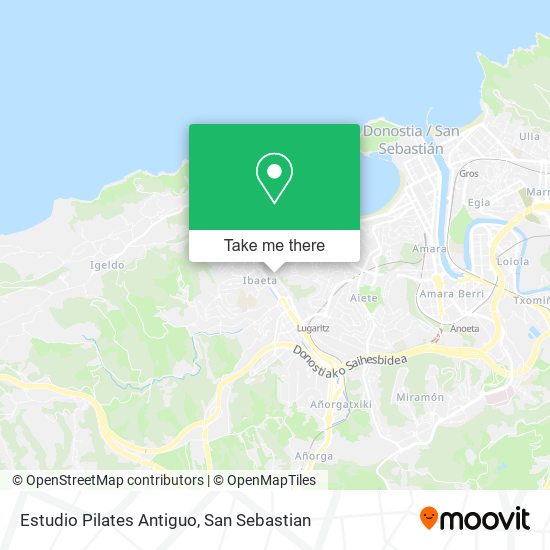 mapa Estudio Pilates Antiguo