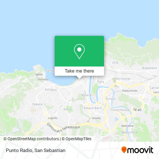 Punto Radio map