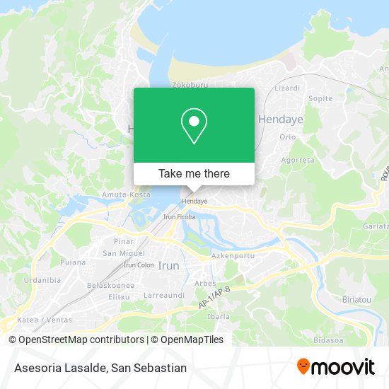 Asesoria Lasalde map