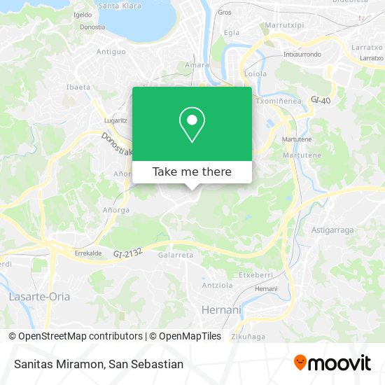 Sanitas Miramon map