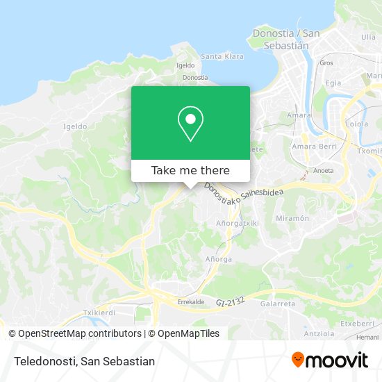 mapa Teledonosti