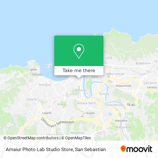 mapa Amaiur Photo Lab Studio Store