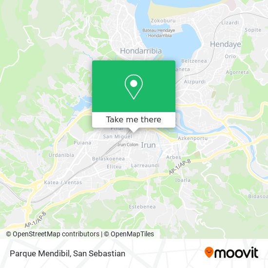 mapa Parque Mendibil