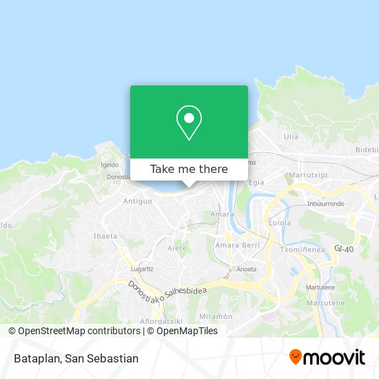 mapa Bataplan