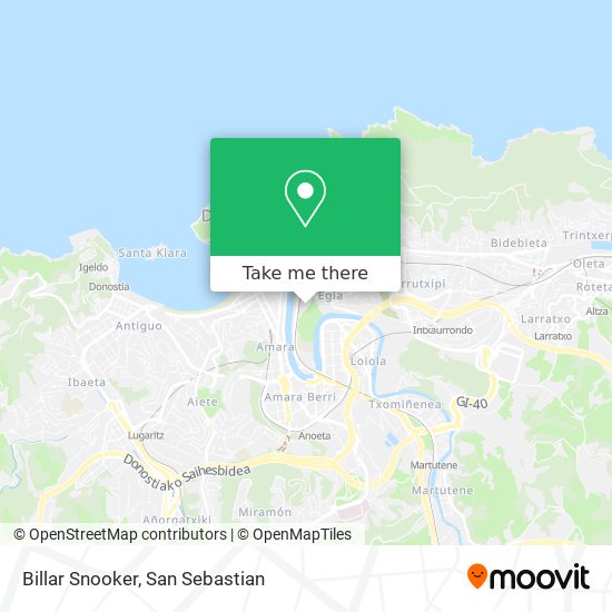 Billar Snooker map