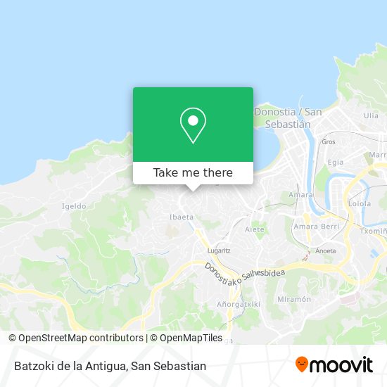Batzoki de la Antigua map