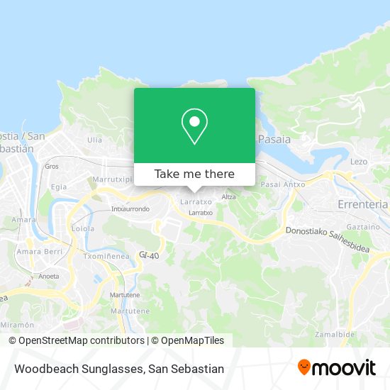 Woodbeach Sunglasses map