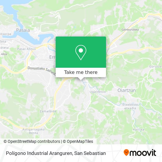 Polígono Industrial Aranguren map