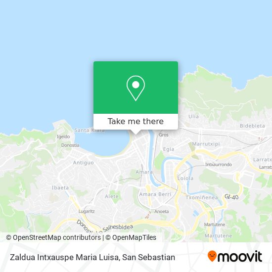 mapa Zaldua Intxauspe Maria Luisa