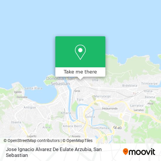 Jose Ignacio Alvarez De Eulate Arzubia map