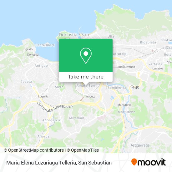 Maria Elena Luzuriaga Telleria map