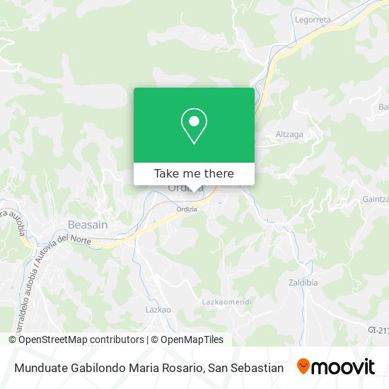 Munduate Gabilondo Maria Rosario map