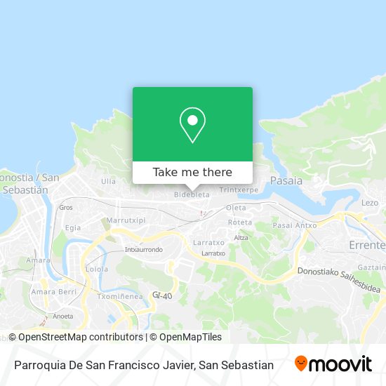 Parroquia De San Francisco Javier map