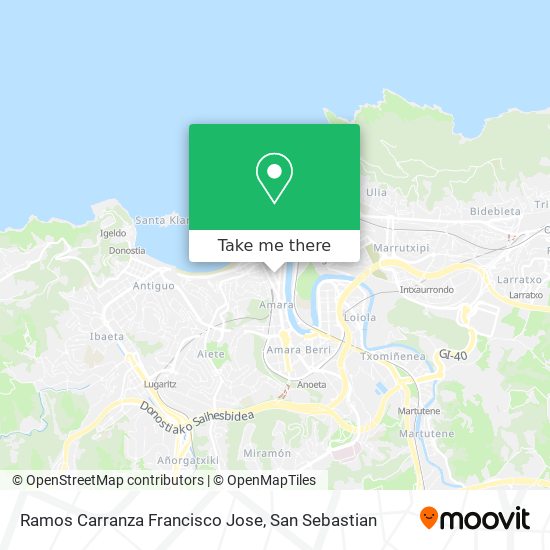 Ramos Carranza Francisco Jose map