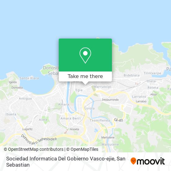 mapa Sociedad Informatica Del Gobierno Vasco-ejie