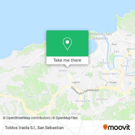 Toldos Iraola S.l. map