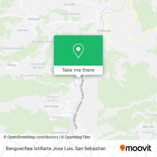 Bengoechea Istillarte Jose Luis map