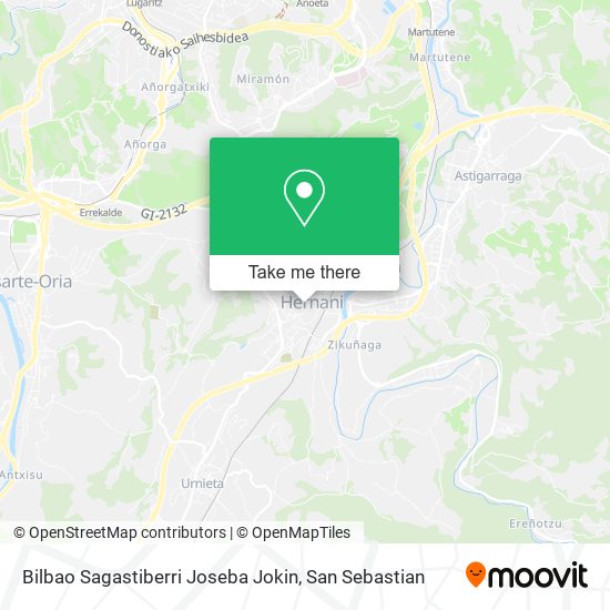 Bilbao Sagastiberri Joseba Jokin map