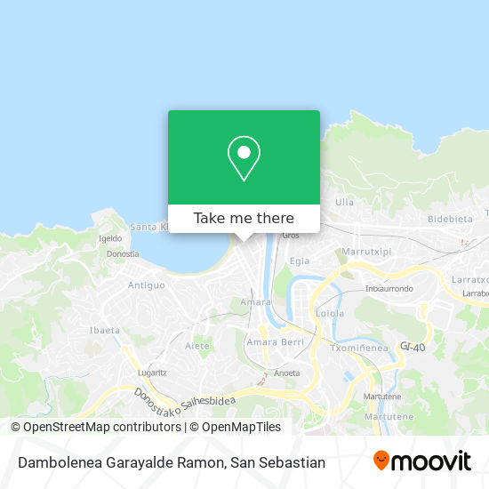 mapa Dambolenea Garayalde Ramon