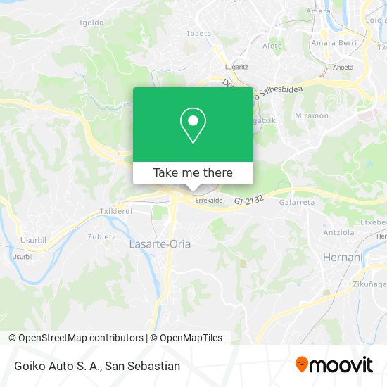 Goiko Auto S. A. map