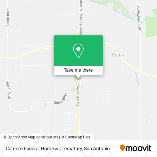 Mapa de Camero Funeral Home & Crematory