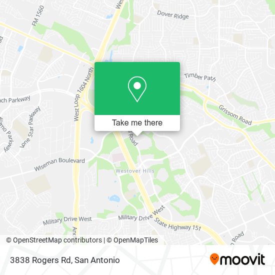 Mapa de 3838 Rogers Rd