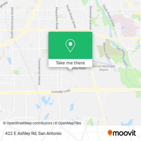 Mapa de 422 E Ashley Rd