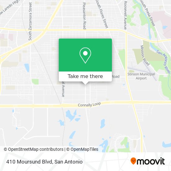 410 Moursund Blvd map