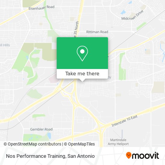 Nos Performance Training map