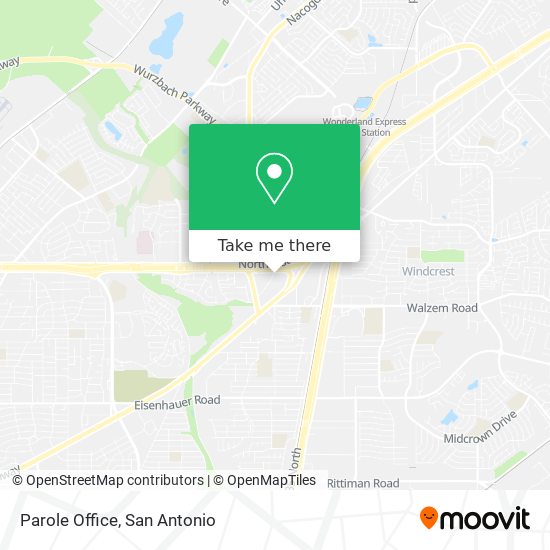 Parole Office map