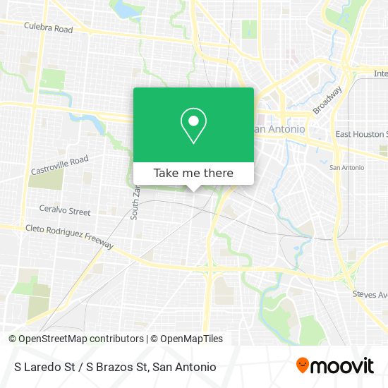 S Laredo St / S Brazos St map