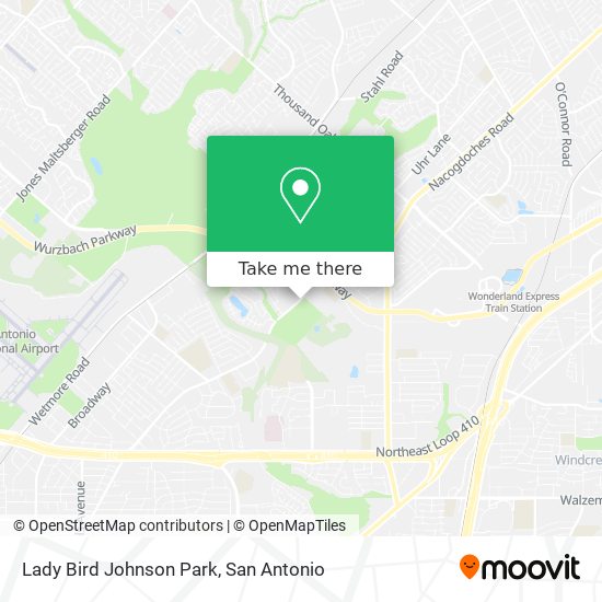 Mapa de Lady Bird Johnson Park