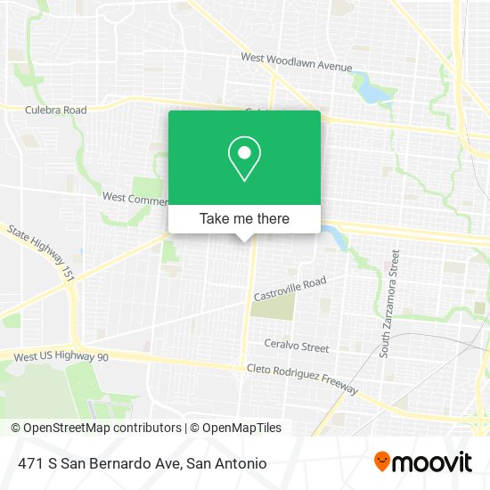 Mapa de 471 S San Bernardo Ave