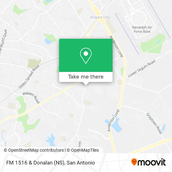 Mapa de FM 1516 & Donalan (NS)