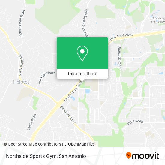 Northside Sports Gym map
