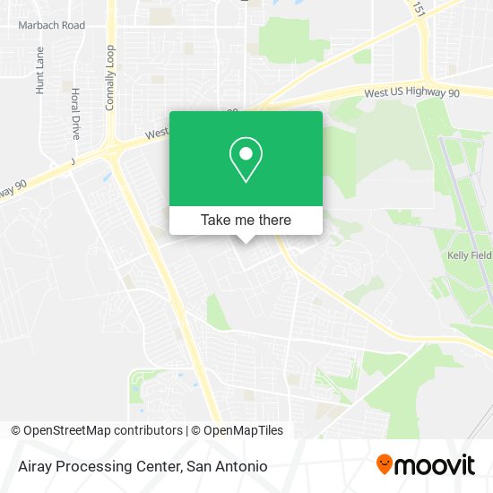 Airay Processing Center map