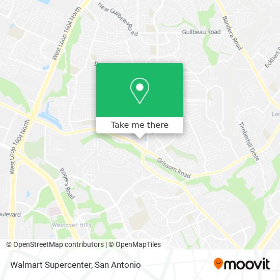 Walmart Supercenter map