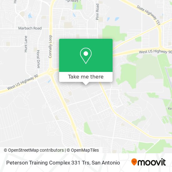 Mapa de Peterson Training Complex 331 Trs