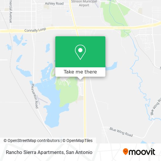 Rancho Sierra Apartments map