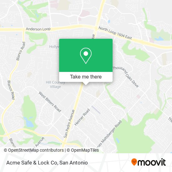 Mapa de Acme Safe & Lock Co