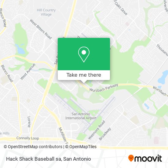 Mapa de Hack Shack Baseball sa