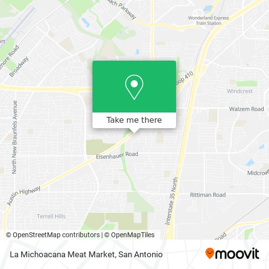 La Michoacana Meat Market map